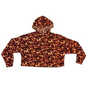 Yummy Soft Flame Crop Light Hoodie Size 1X